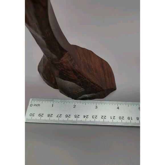 Vintage 12" Toucan Carved Wood Folk Art Sculpture, Two Pieces, MCM Bird Parrot - Picture 16 of 16